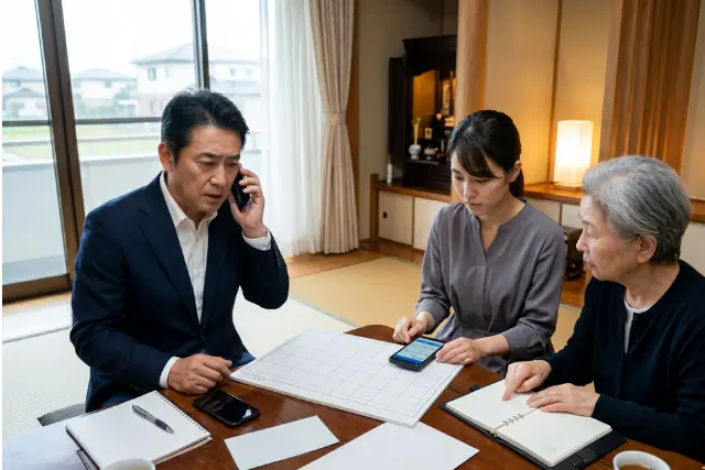 参列する遺族・親族の予定