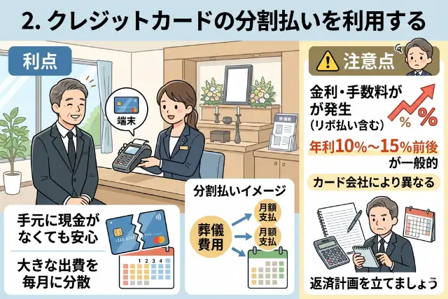 クレジットカードの分割払いを利用する