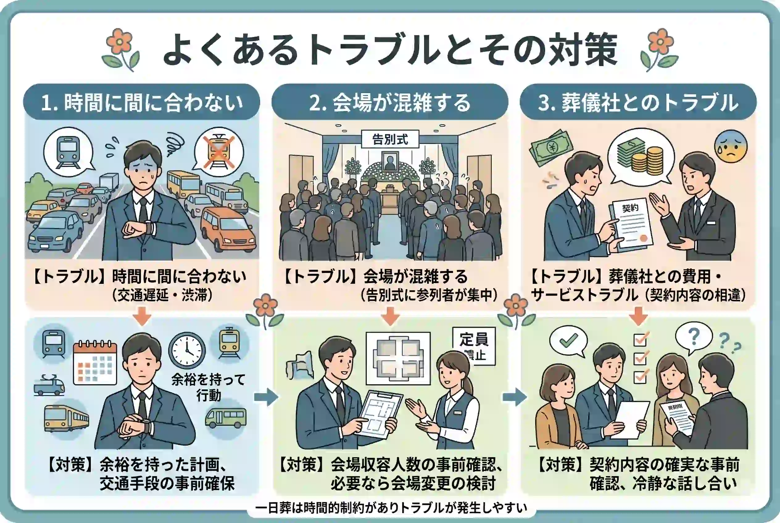 よくあるトラブルとその対策