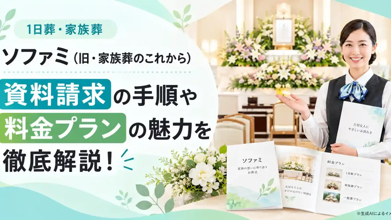 ソファミ（旧・家族葬のこれから）｜資料請求の手順や料金プランの魅力を徹底解説！