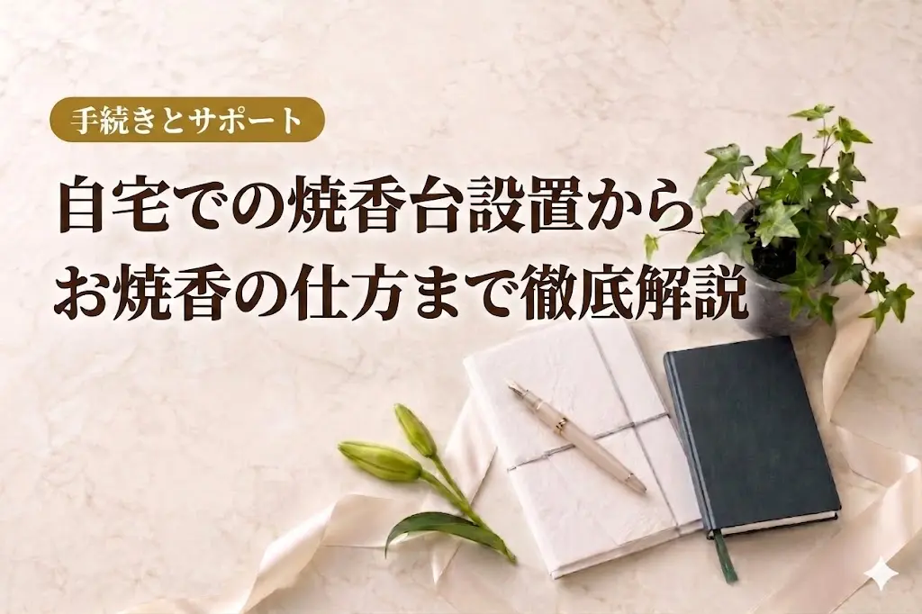 自宅での焼香台設置からお焼香の仕方まで徹底解説