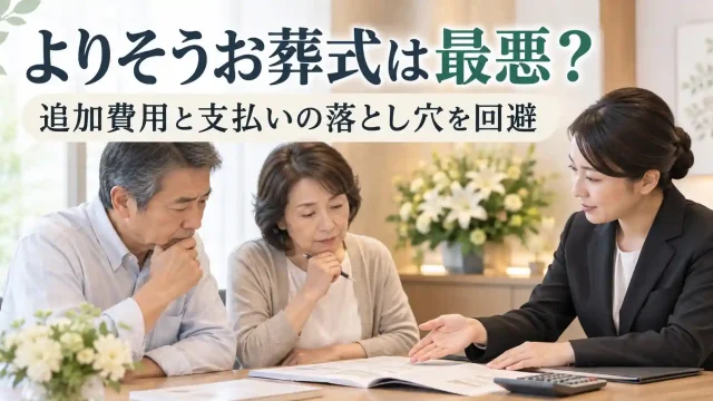 よりそうお葬式は最悪？追加費用と支払いの落とし穴を回避