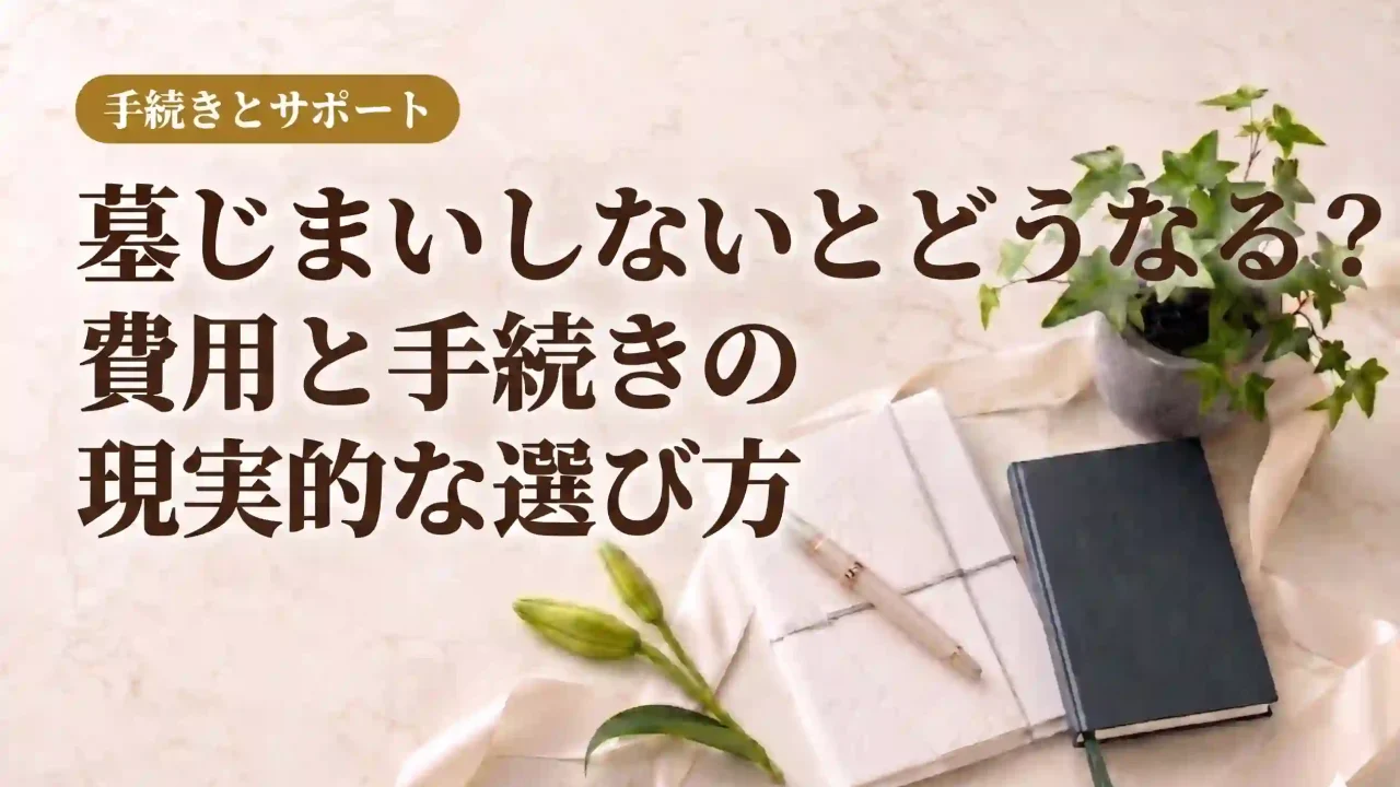 墓じまい しないとどうなる？費用と手続きの現実的な選び方