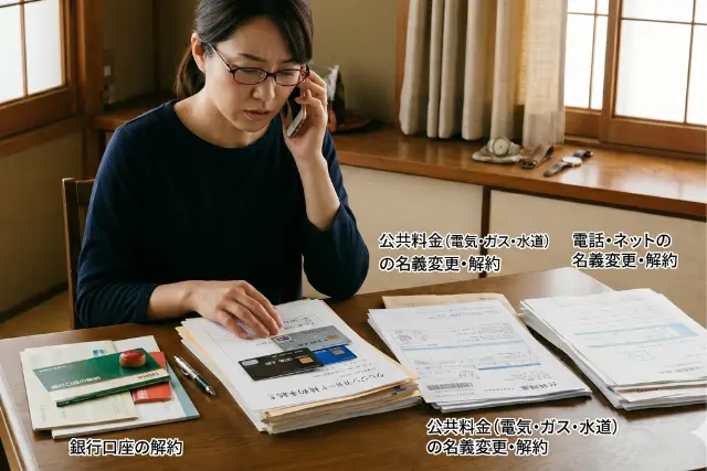 各種契約の解約・名義変更