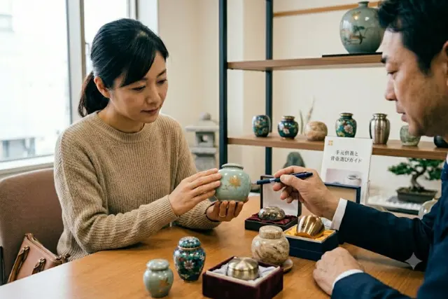 失敗しない手元供養用の「骨壺」選び方
