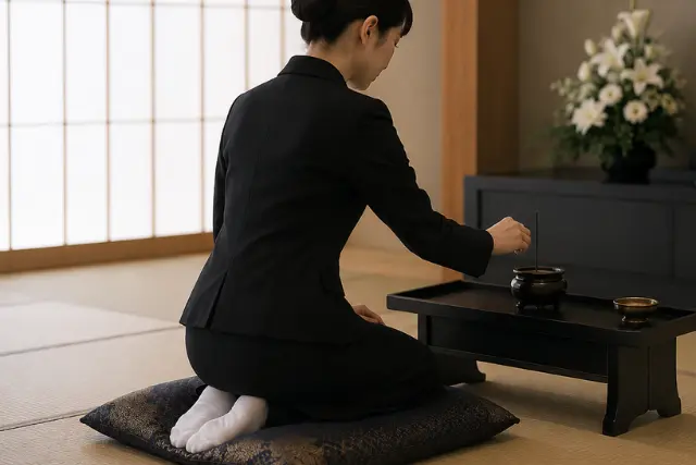 座礼焼香の手順